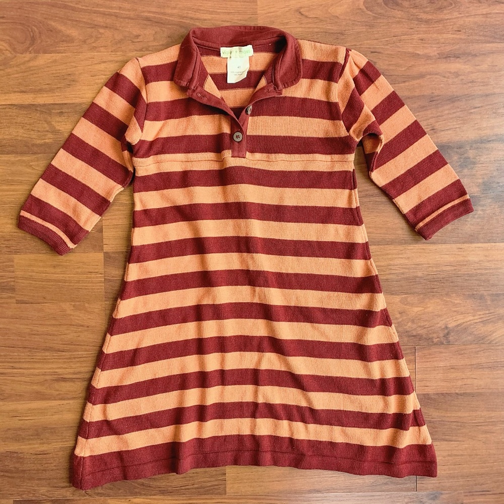Violet & Moss Dress Stripe Sweater NWOT
